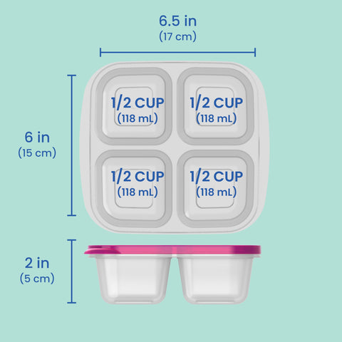 Bentgo Easyboxes suitable for picky eaters with easy-open tab lids.