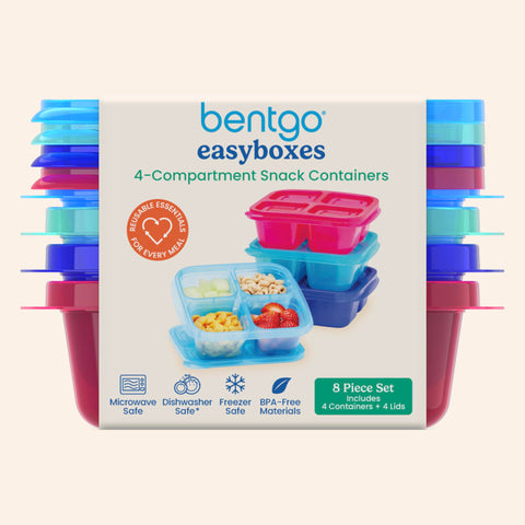 Kid-friendly Bentgo Easyboxes lids for easy snack times