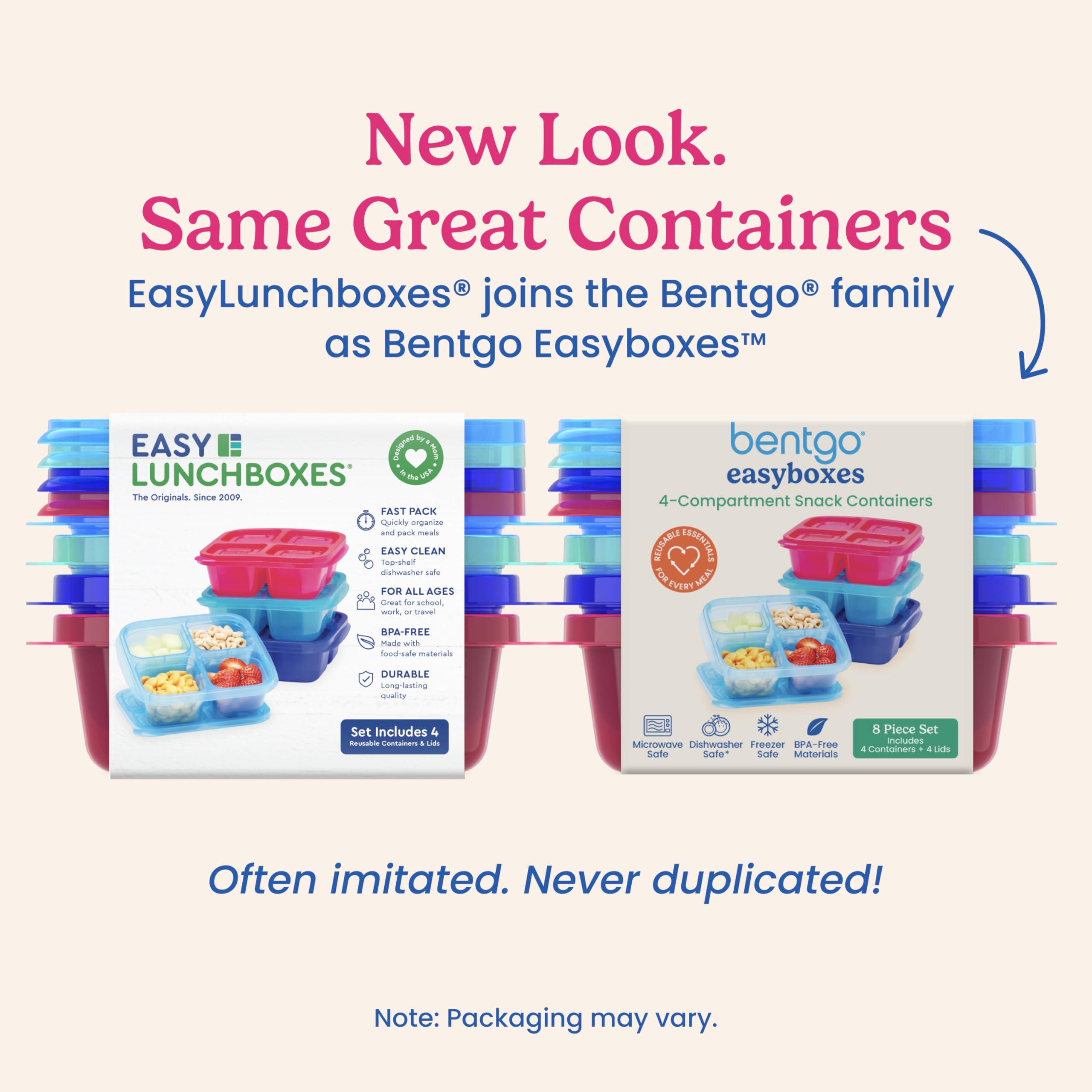 Microwave-safe Bentgo Easyboxes for reheating meals safely