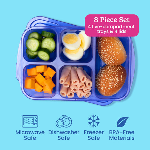 Bentgo Easyboxes tabbed-lids keep food fresh and easy to open.