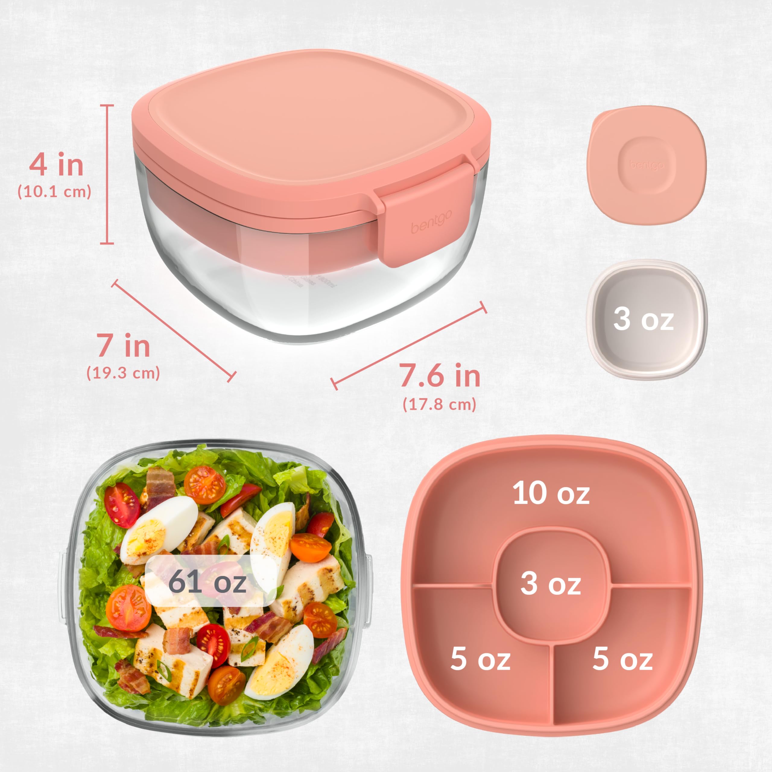 Bentgo Glass components are dishwasher-safe for easy cleaning