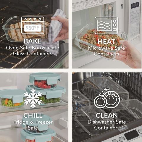 Bentgo four-piece set nests to save space.