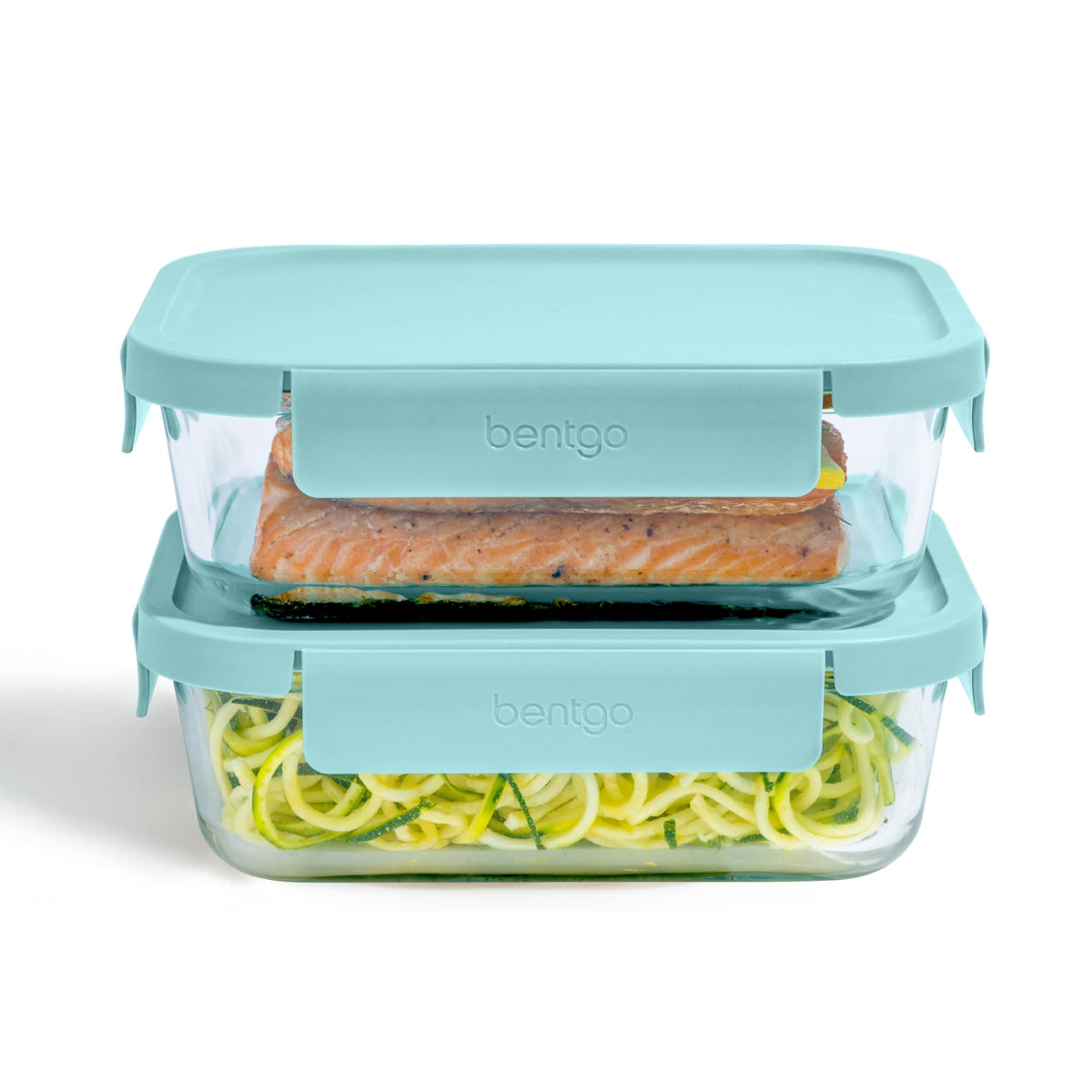 Bentgo Glass leak-proof rectangle container for leftovers and meal prep.