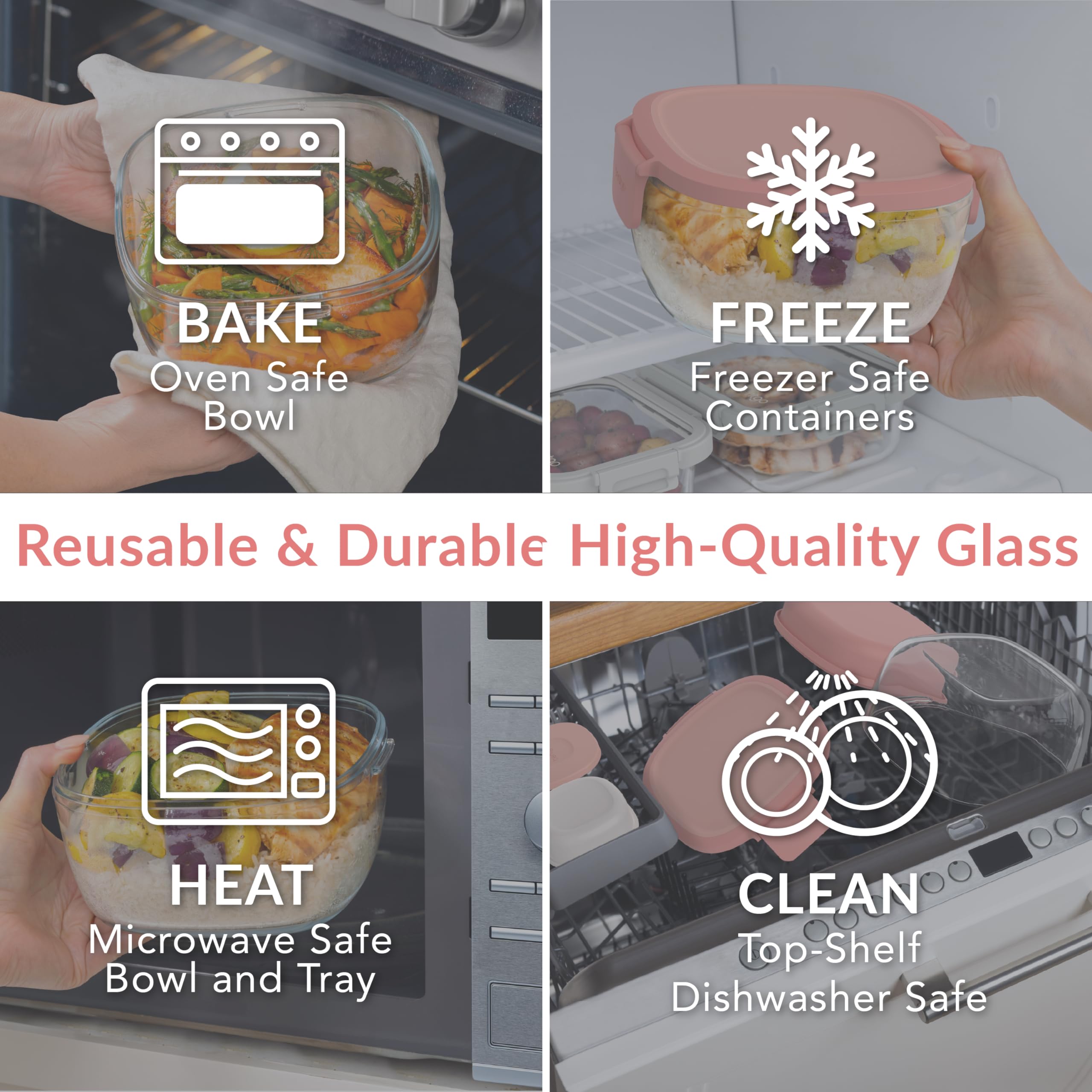 Bentgo Glass 3oz sauce container for dressings and dips on the side