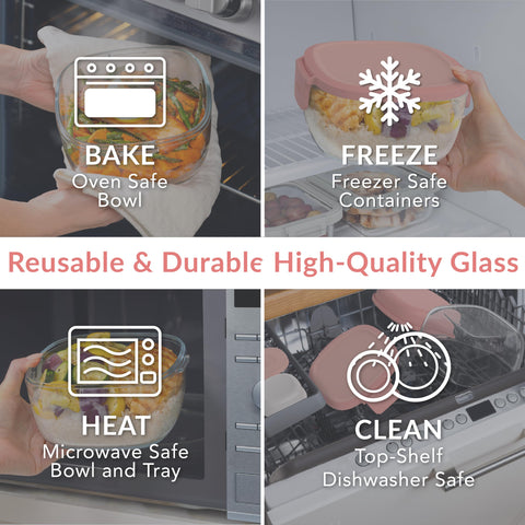 Bentgo Glass 3oz sauce container for dressings and dips on the side