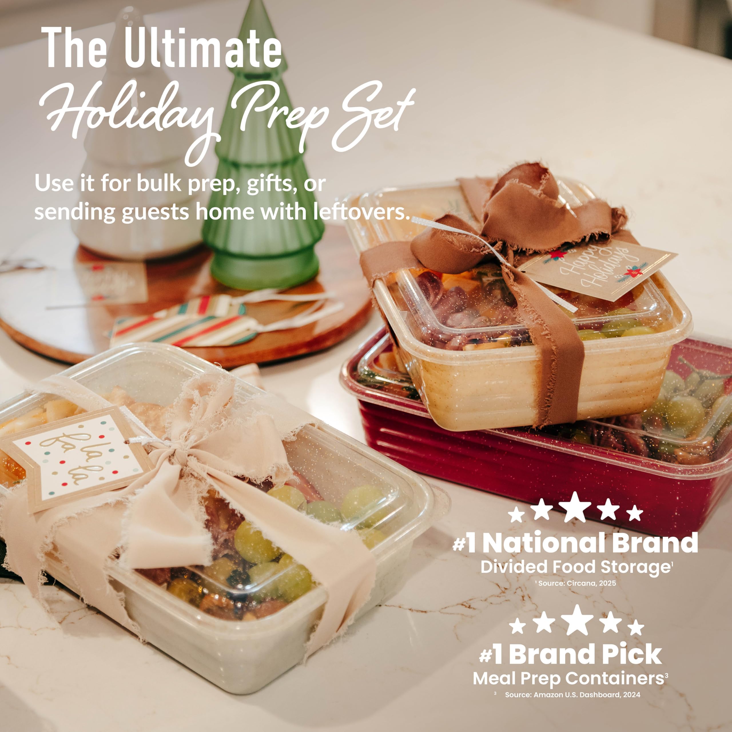 Bentgo 60-piece set of 4-cup containers ready for batch cooking and leftovers