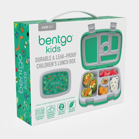 Bentgo Kids Prints Bug Buddies theme adds fun to lunchtime.