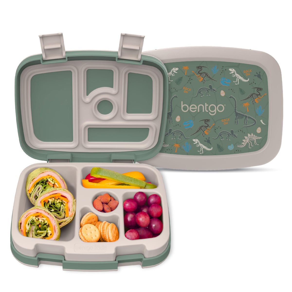 Bentgo Kids Prints leak-proof lunch box keeps meals contained for mess-free lunches