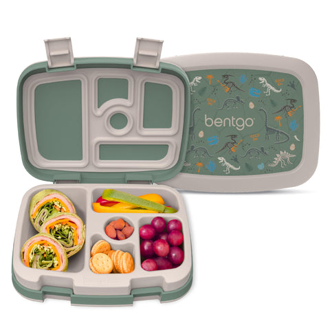 Bentgo Kids Prints leak-proof lunch box keeps meals contained for mess-free lunches