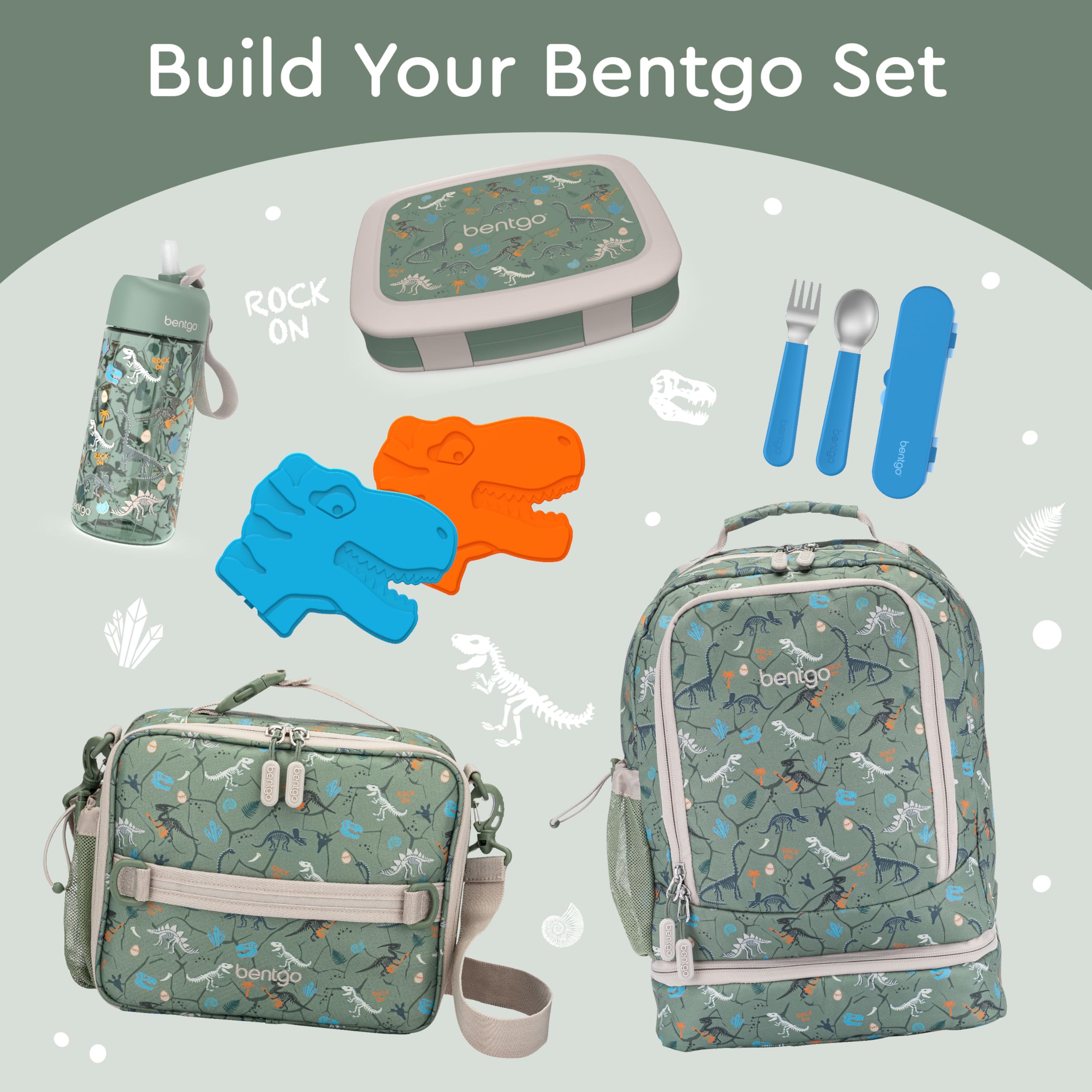 Bentgo Kids Prints PFAS-free BPA-free materials ensure safe lunch storage