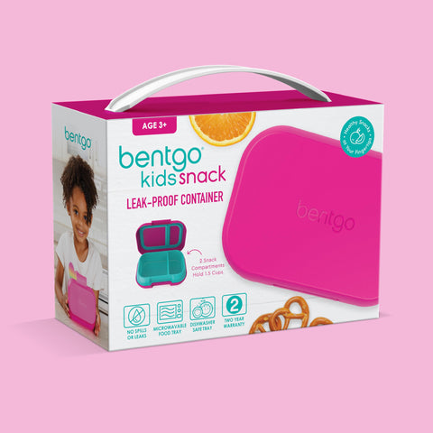 Bentgo Kids Snack 2-compartment design supports organized snacking.