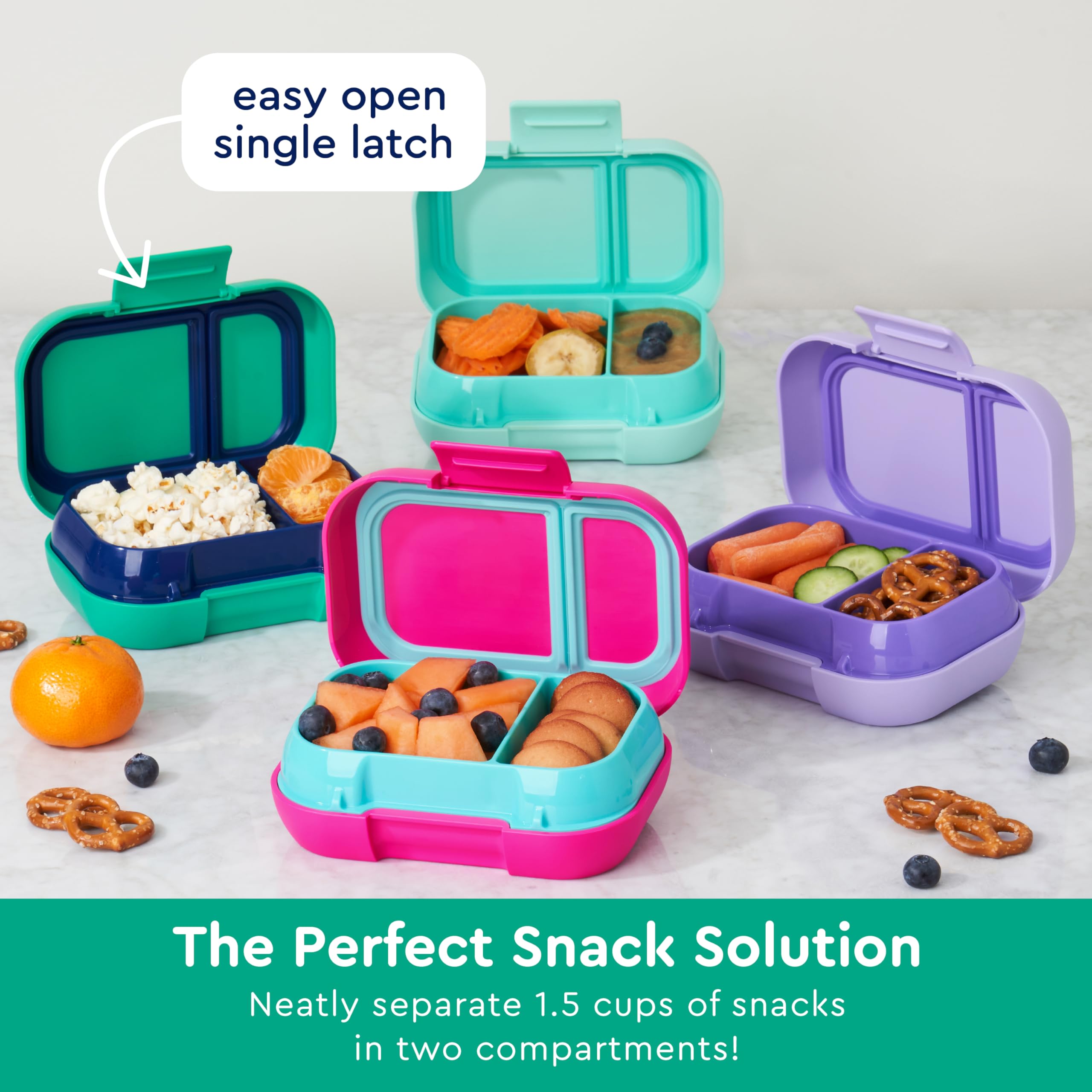 Bentgo Kids Snack BPA-free materials ensure safe meals for kids