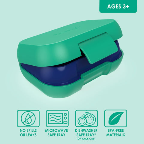 Bentgo Kids Snack dishwasher-safe for quick cleanup after activities