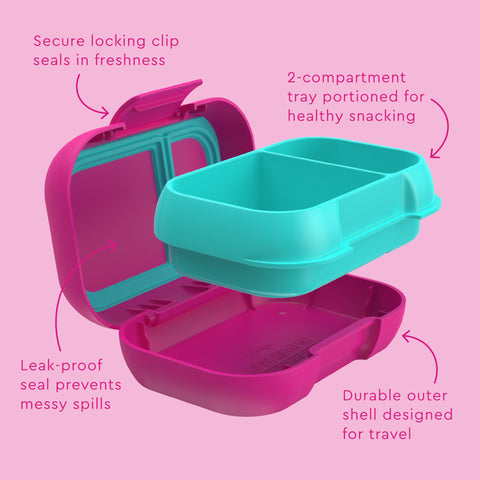 Bentgo Kids Snack dishwasher-safe, quick cleanup after meals.