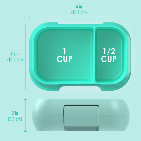 Bentgo Kids Snack microwave-fridge-freezer capable container offers flexible meal options.
