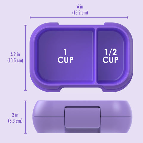 Bentgo Kids Snack microwave-safe with removable tray for reheating small portions.