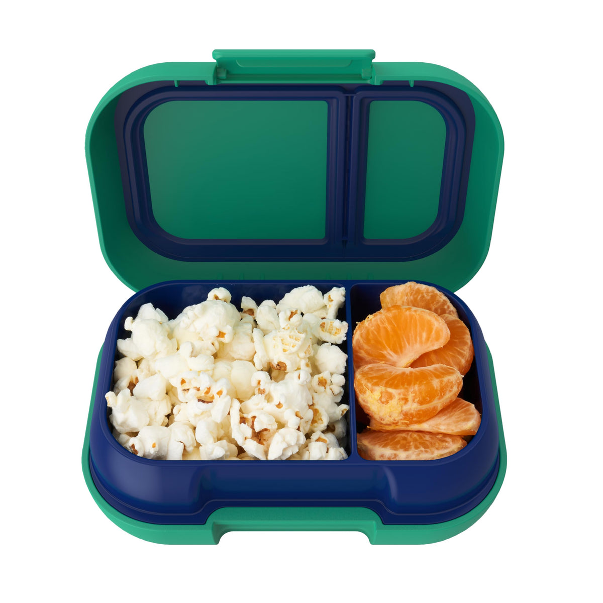 Bentgo Kids Snack two-compartment bento with easy-latch for small hands