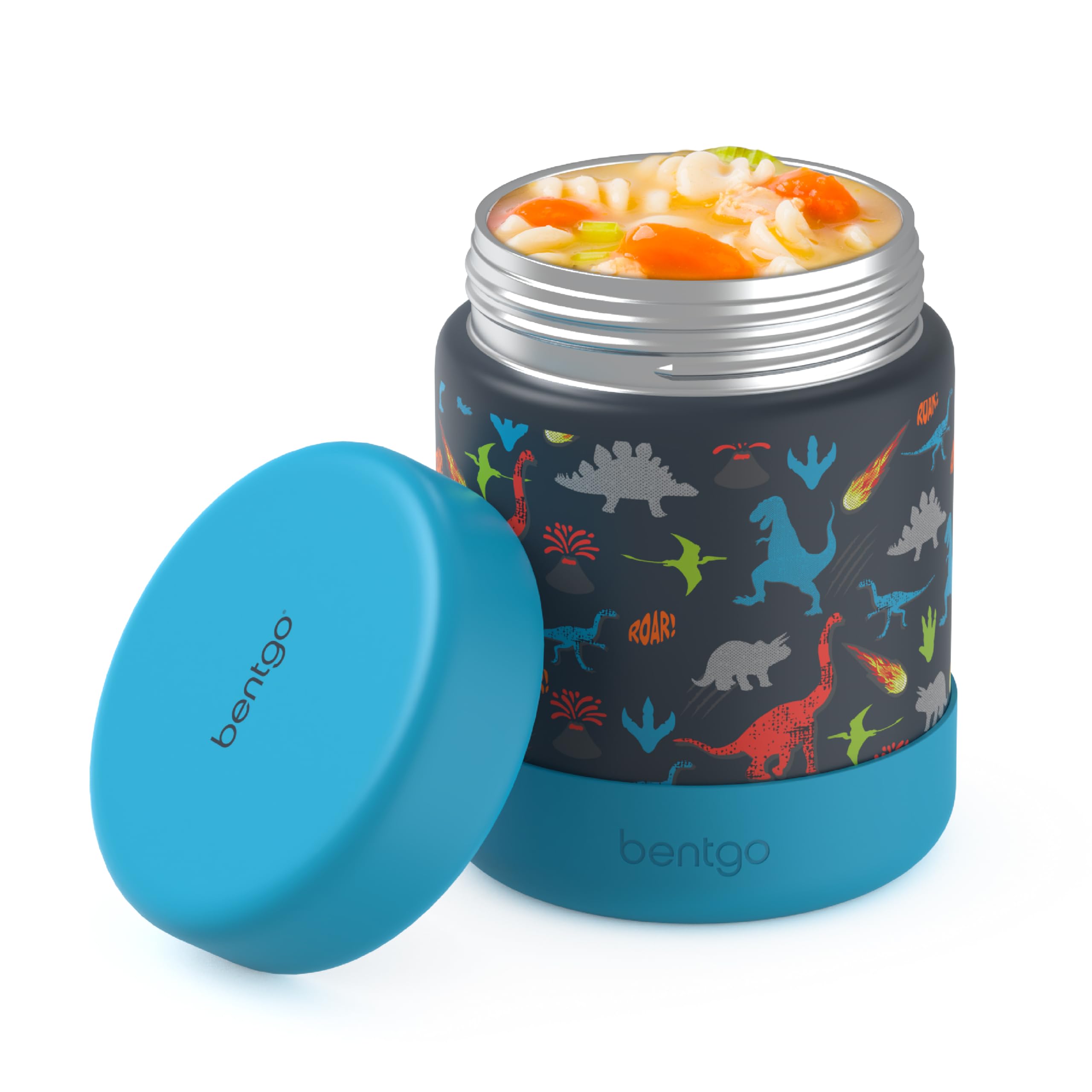 Bentgo Kids stainless steel food jar with leak proof design for mess-free school lunches