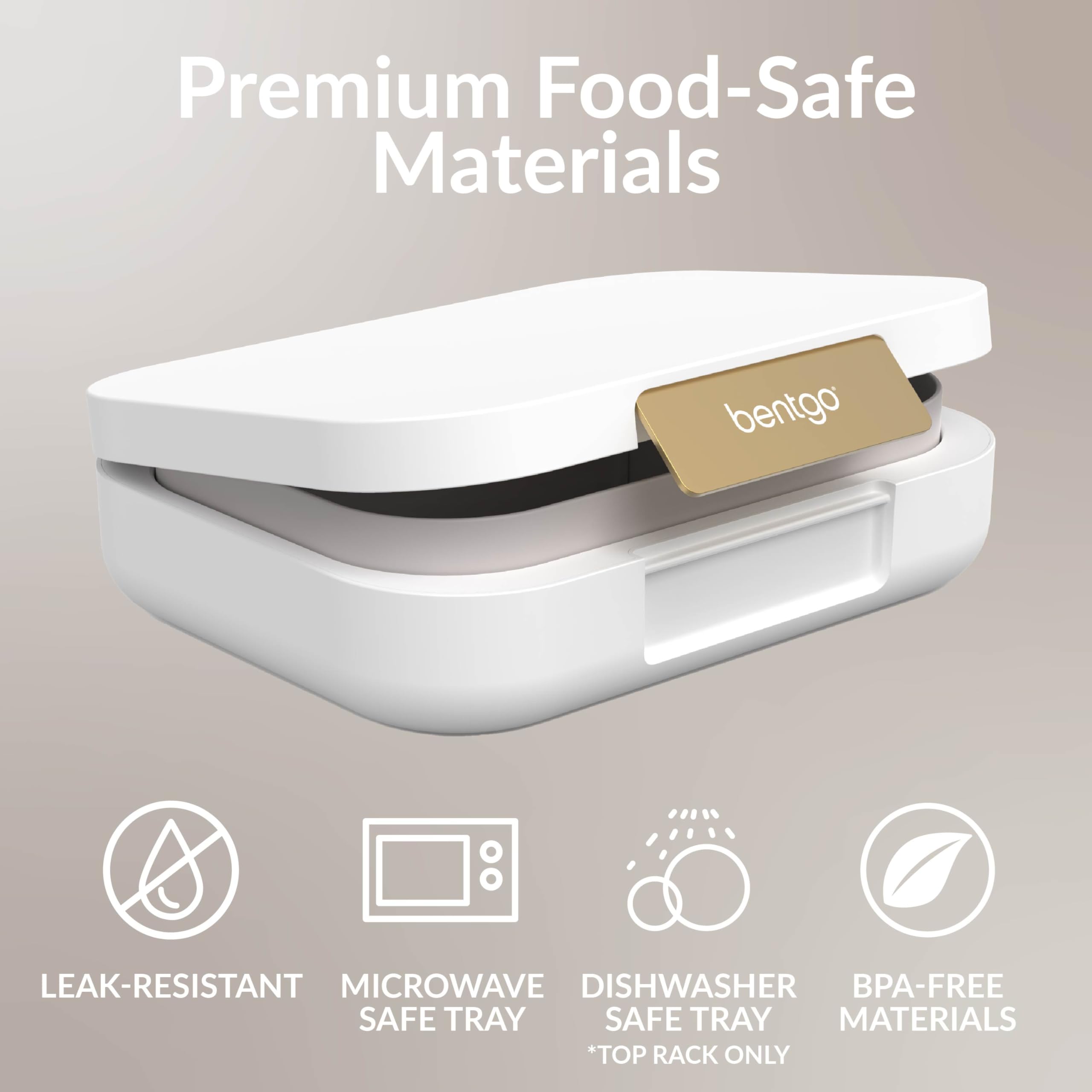 Bentgo Modern leak-resistant lid keeps contents contained during transport