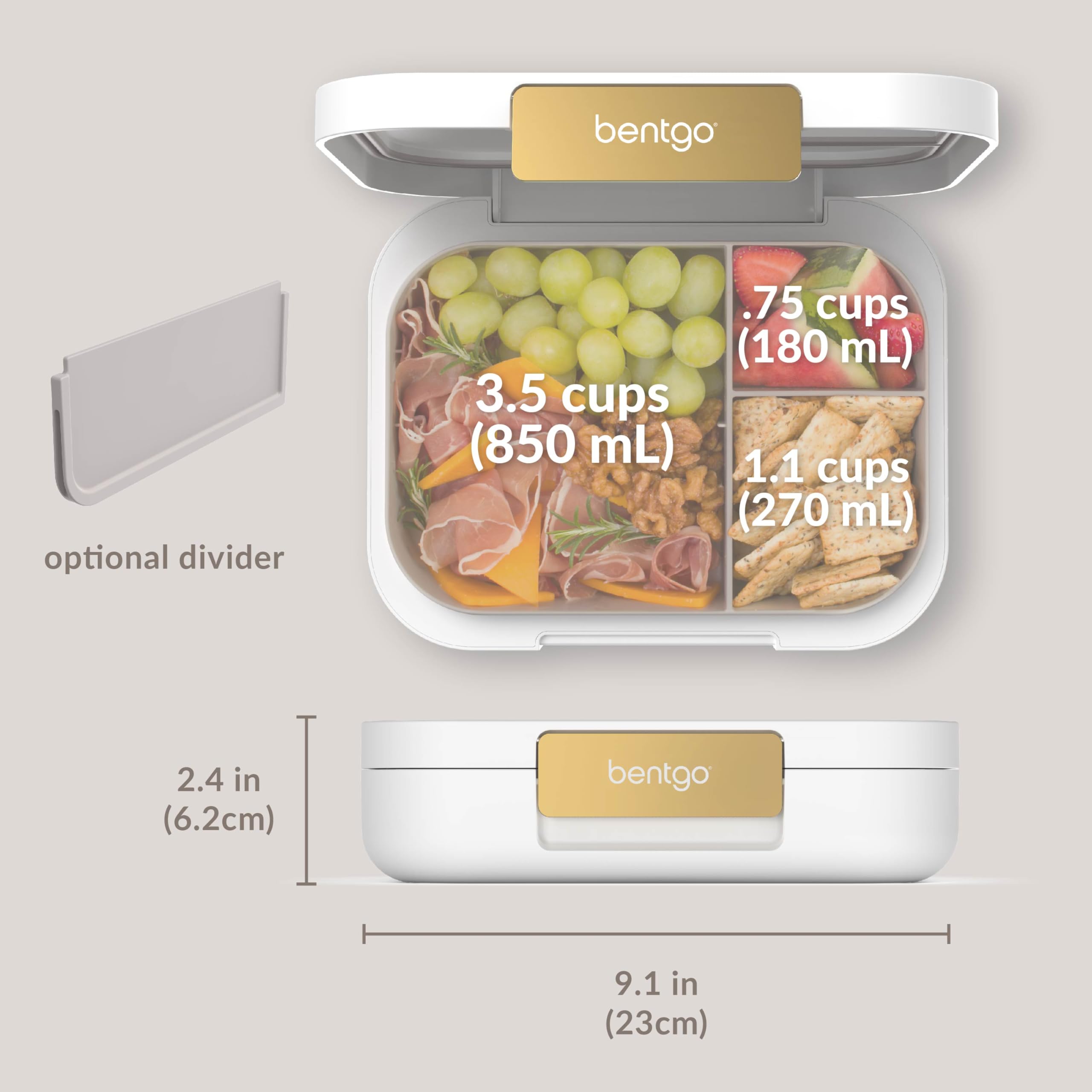Bentgo Modern microwave-safe tray for quick reheats