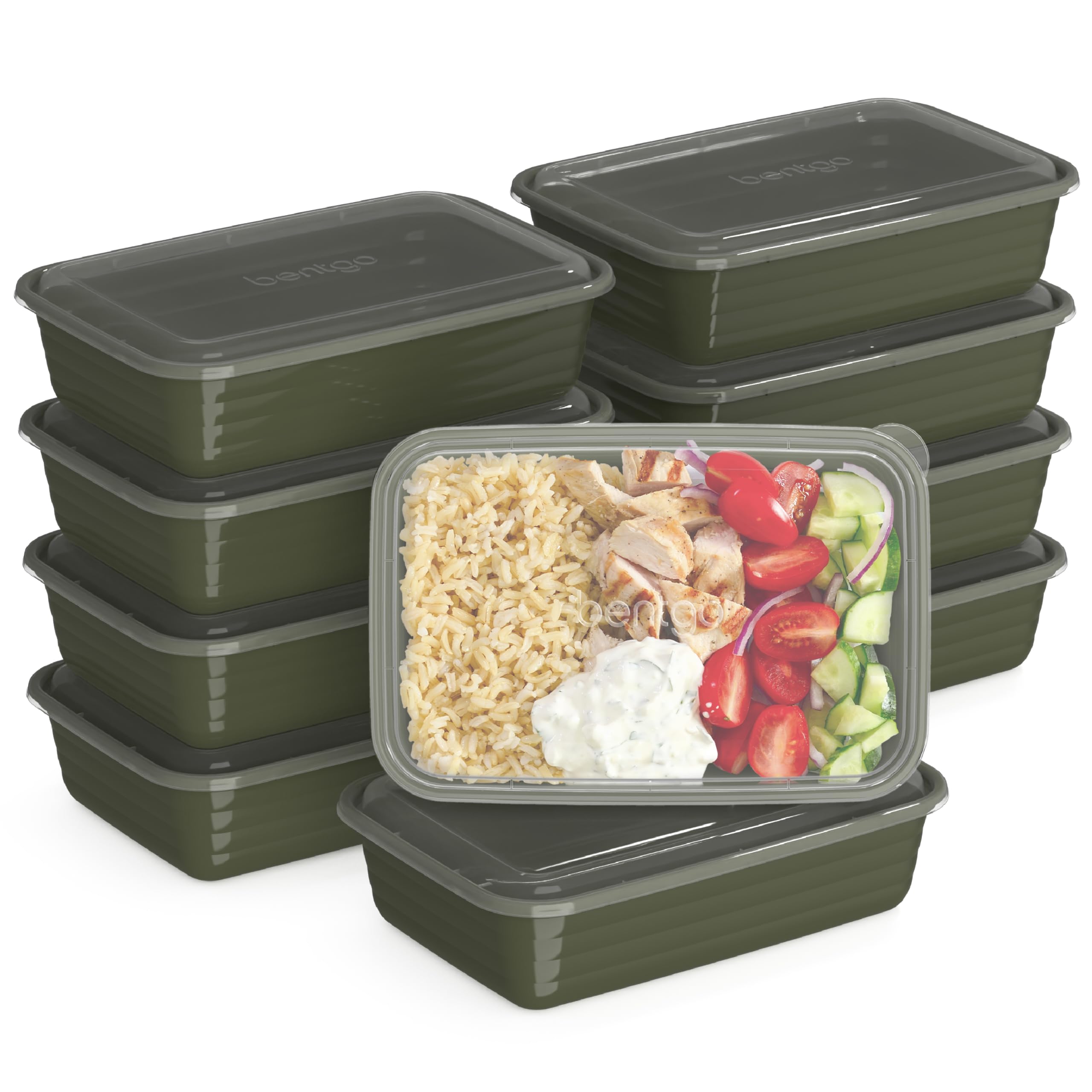 Bentgo Prep 20-piece container set for organized meal prep and easy portioning.