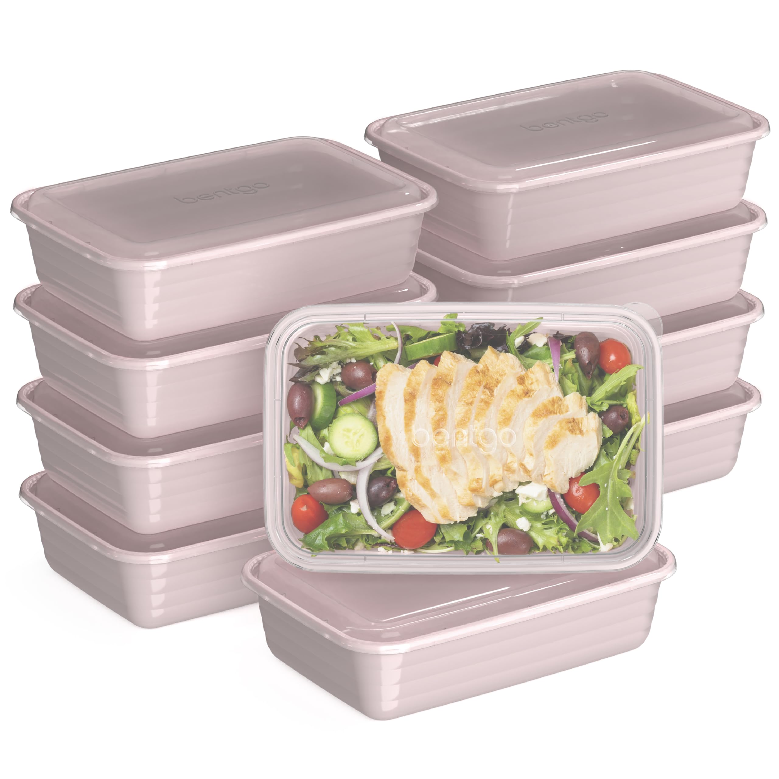 Bentgo Prep 20-piece trays with lids for organized, portion-controlled meals at home.