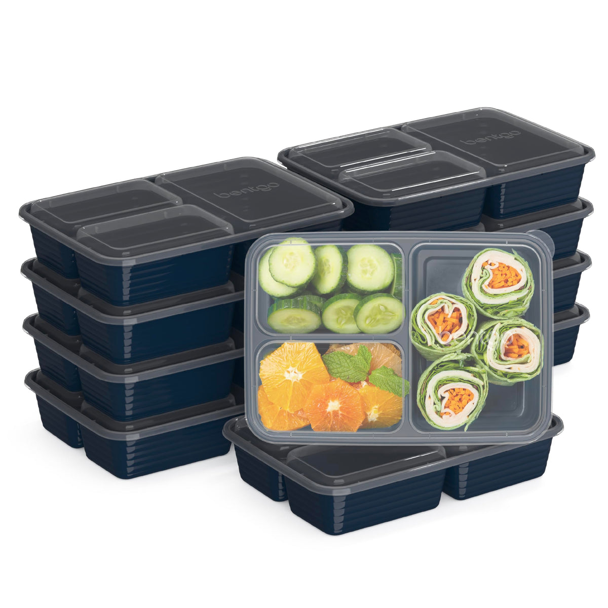 Bentgo Prep 20-piece set with lids for organized on-the-go meals.