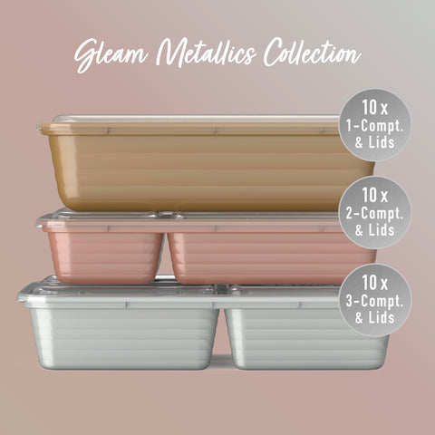 Containers vent for safe microwaving in Bentgo Prep set.