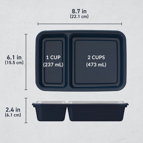 Bentgo Prep top-shelf dishwasher-safe trays for easy cleanup after meals.