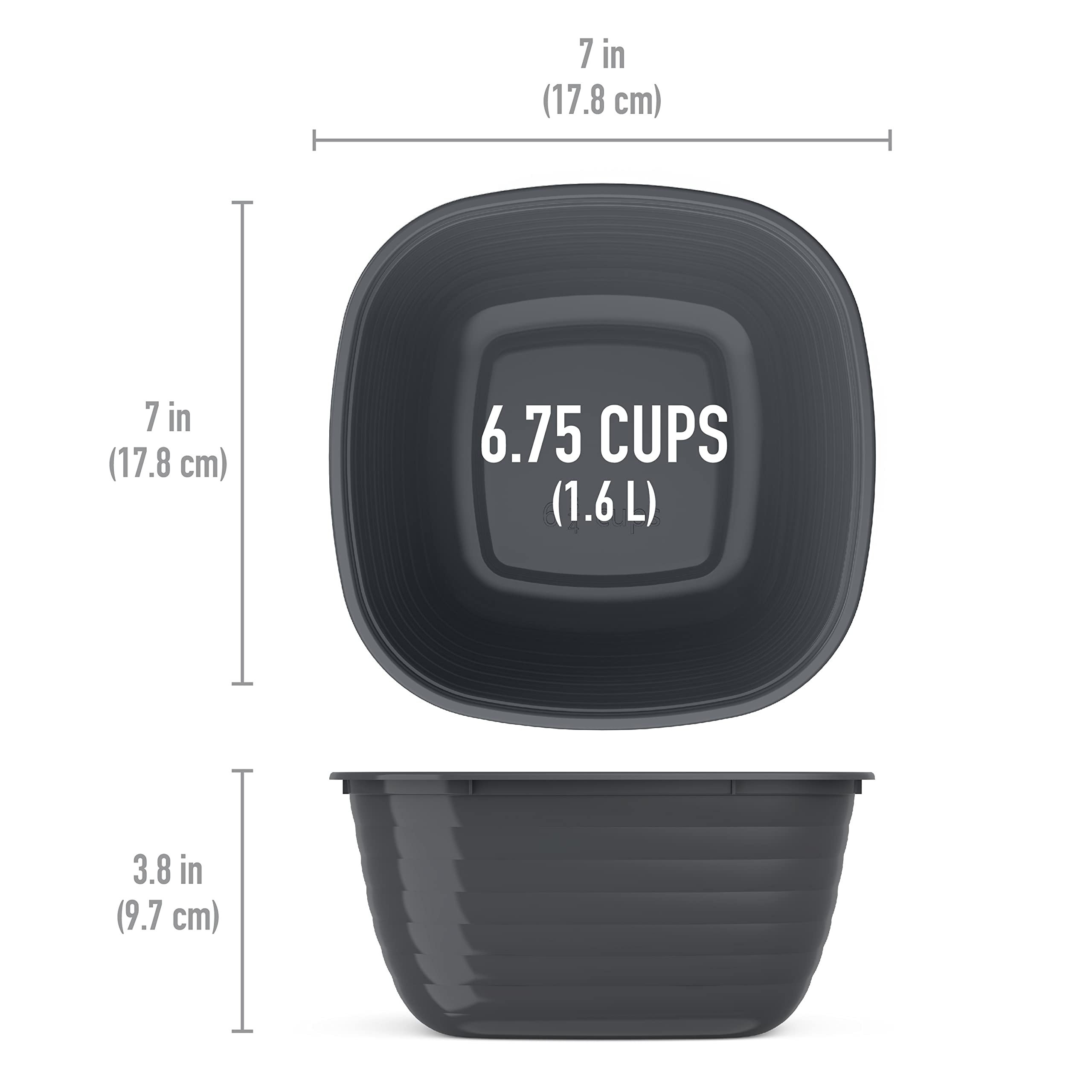 Bentgo Prep embossed volume helps with portion control at a glance.