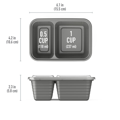 Bentgo Prep freezer-safe trays preserve freshness in the freezer.