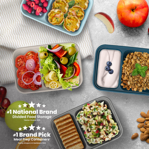 Bentgo Prep transparent lids for easy content visibility.