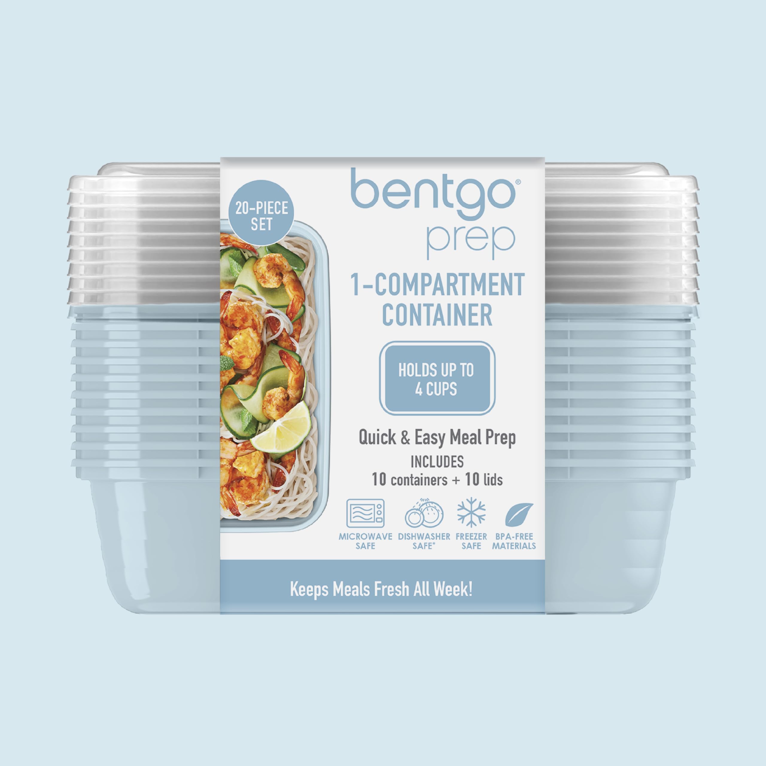 Bentgo Prep ready-to-go lunch storage for on-the-go meals.