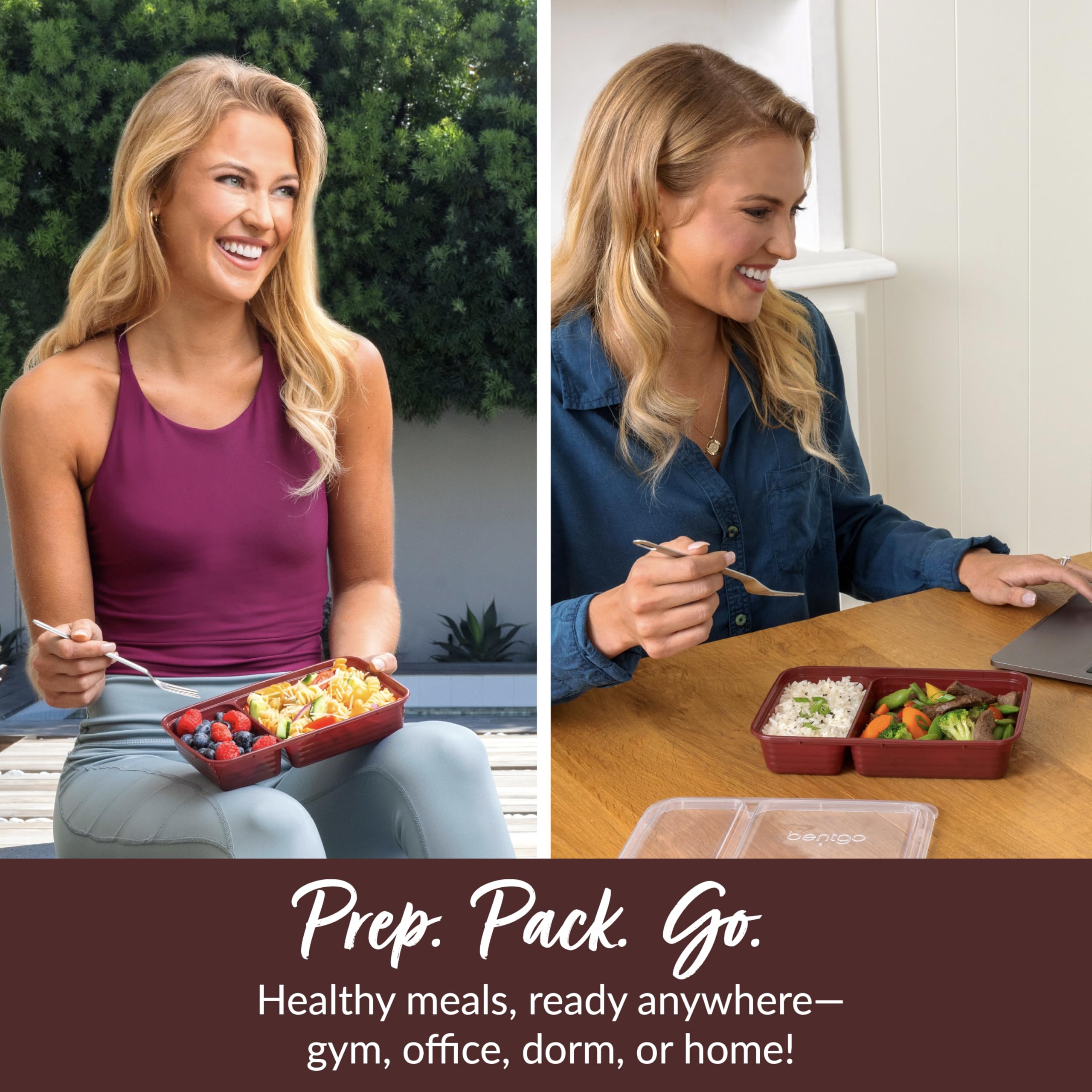 Bentgo Prep microwave-safe trays for quick reheating