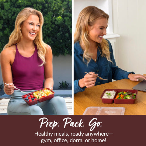 Bentgo Prep microwave-safe trays for quick reheating
