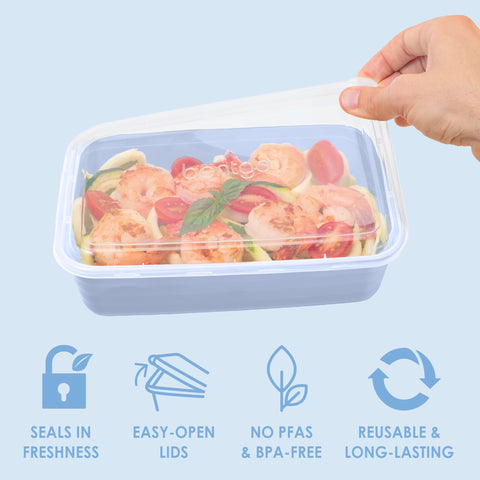 Bentgo Prep PFAS- and BPA-free materials ensure durable, reusable containers.