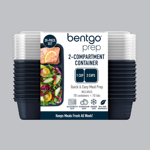 Bentgo Prep portable meal prep set ideal for breakfasts and lunches.