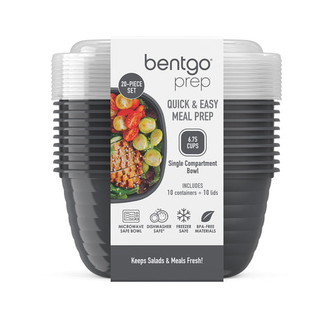 Bentgo Prep 1-compartment bowls support simple daily meal planning.