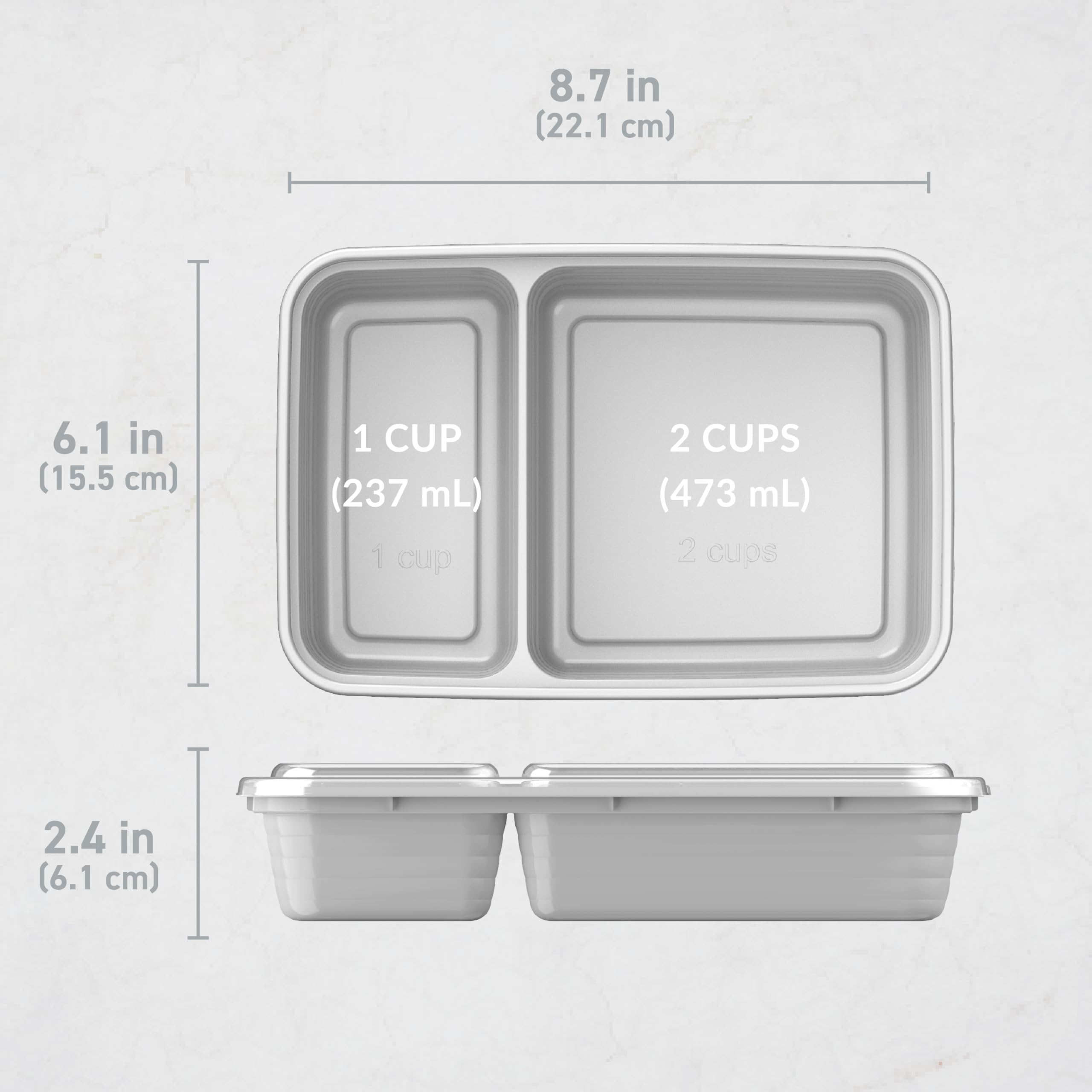 Bentgo Prep top-shelf dishwasher-safe trays for easy cleanup