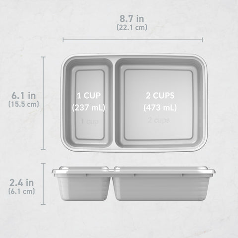 Bentgo Prep top-shelf dishwasher-safe trays for easy cleanup