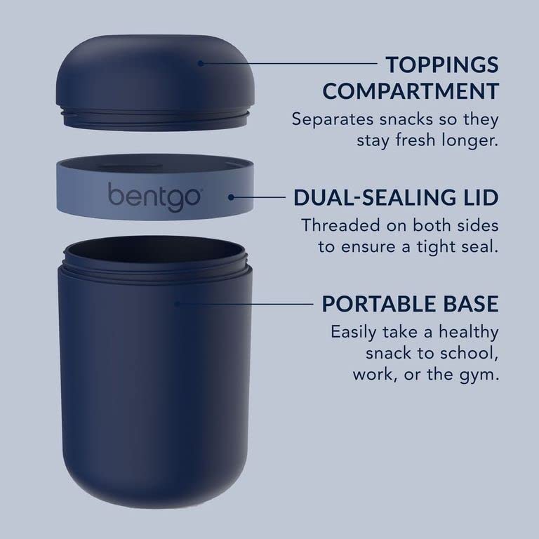 Bentgo Snack Cup is top-rack dishwasher safe for easy cleaning after meals