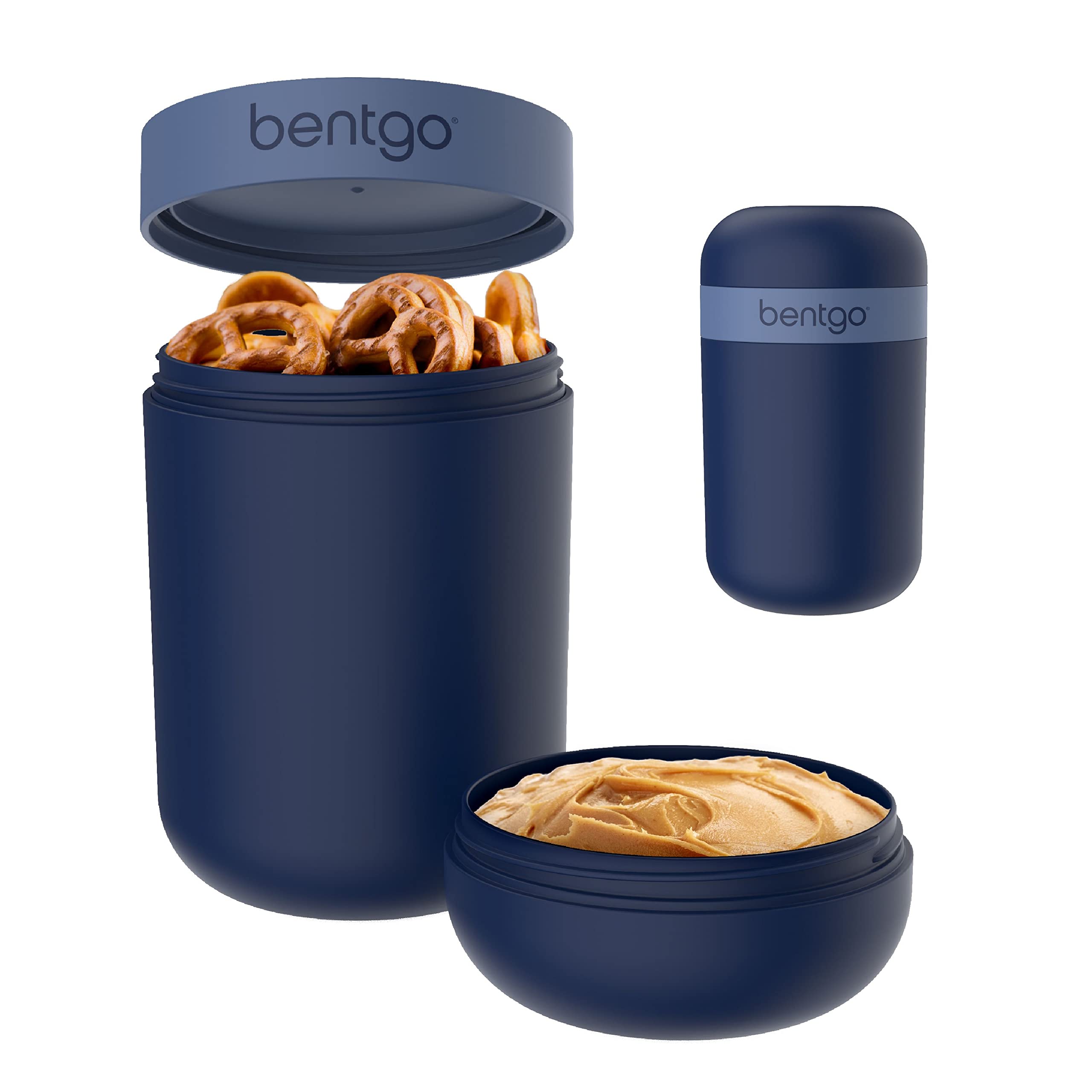 Bentgo Snack Cup with leak-proof base keeps snacks secure during travel
