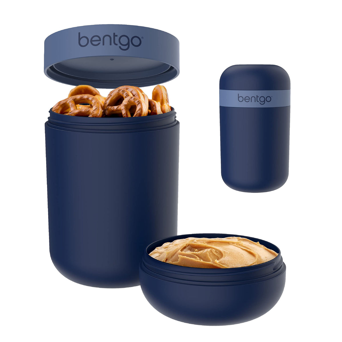 Bentgo Snack Cup with leak-proof base keeps snacks secure during travel