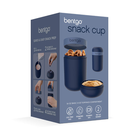 Bentgo Snack Cup is lightweight and portable for work, gym, or commute