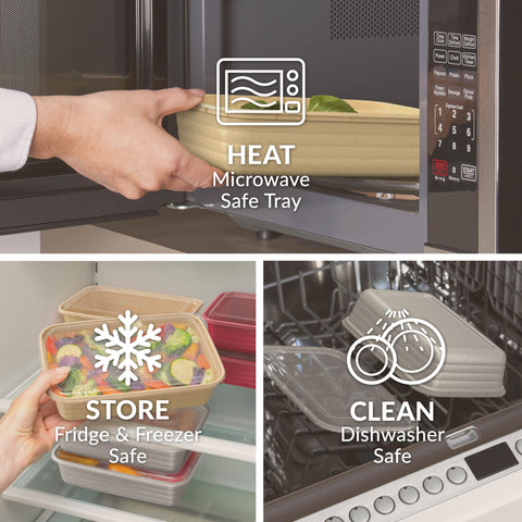 Bentgo stackable design helps maximize fridge space during holiday prep