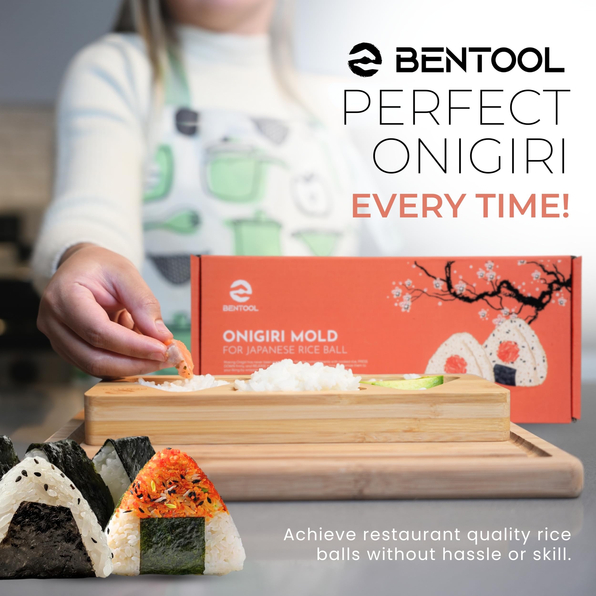 BENTOOL gift-ready packaging idea for sushi lovers and cooking enthusiasts.