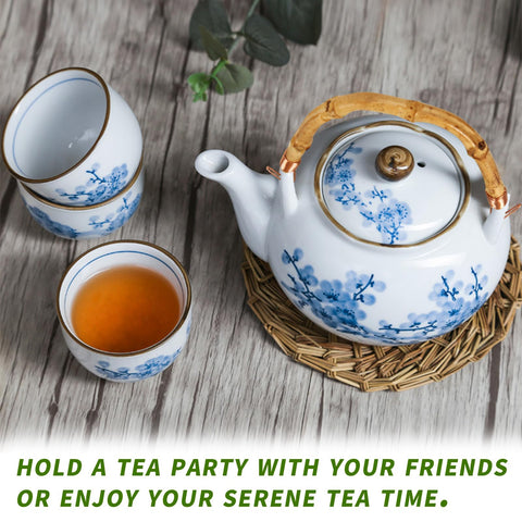Beozinz gift-ready tea set ideal for anniversaries and celebrations