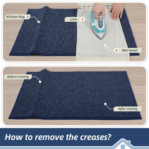 BEQHAUSE kitchen rug suitable for kitchen, hallway, laundry, and sink areas.