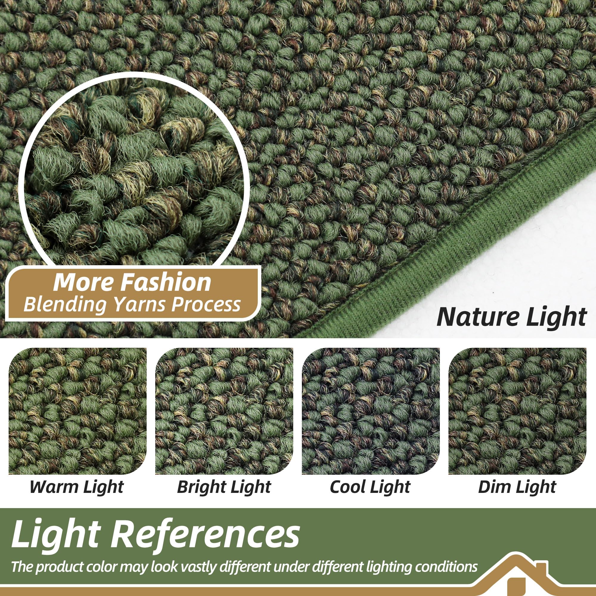 BEQHAUSE 20x32 rug fits most kitchen layouts.