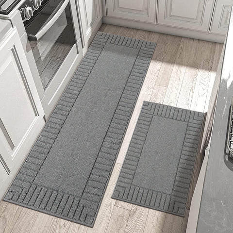 BEQHAUSE kitchen rug absorbs spills for a cleaner cooking space
